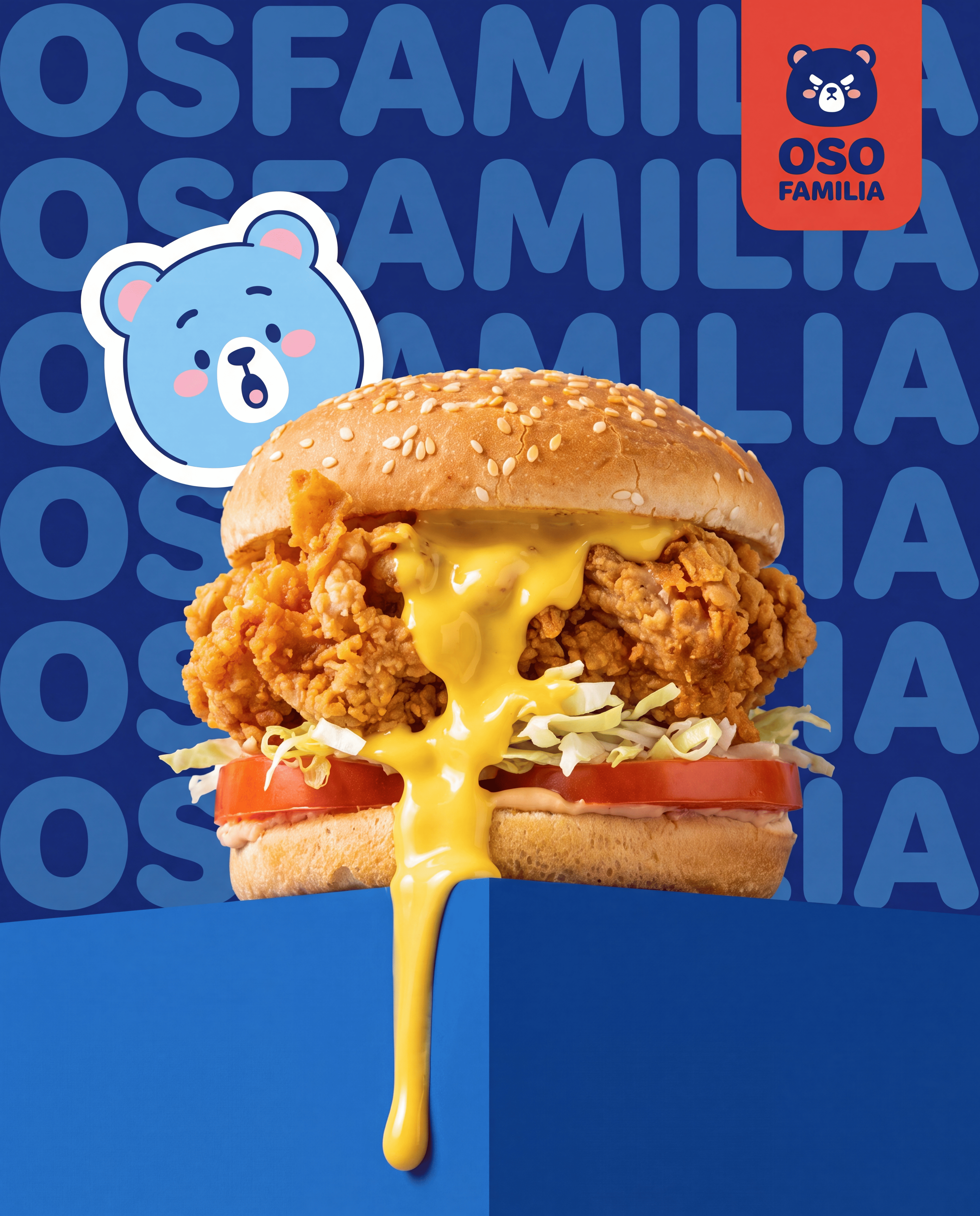 Bear Chicken — burger ad